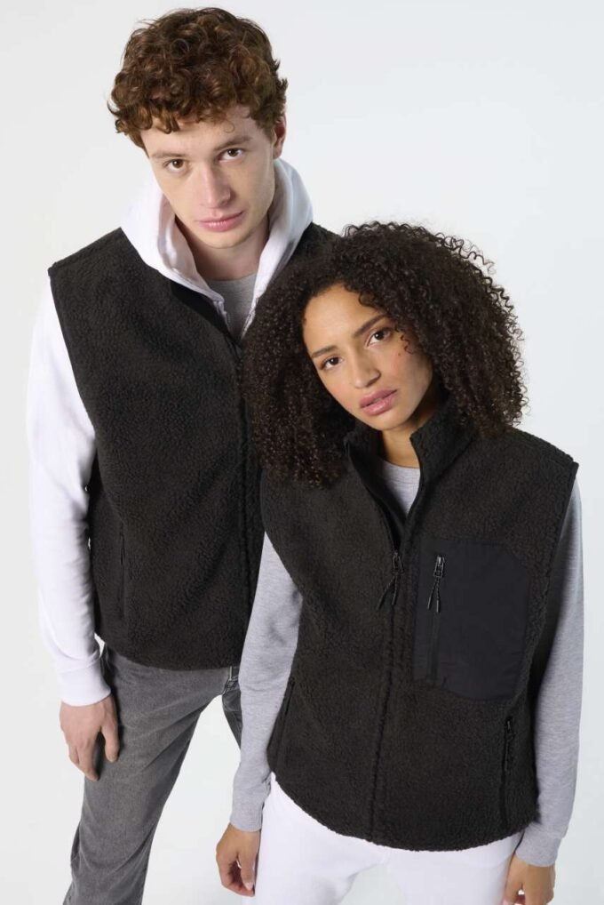 Unisex plyšová vesta Plush - Image 4