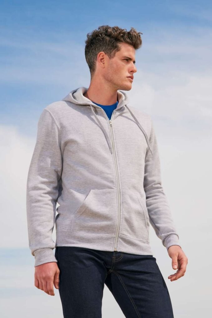 Unisex mikina na zip Stone