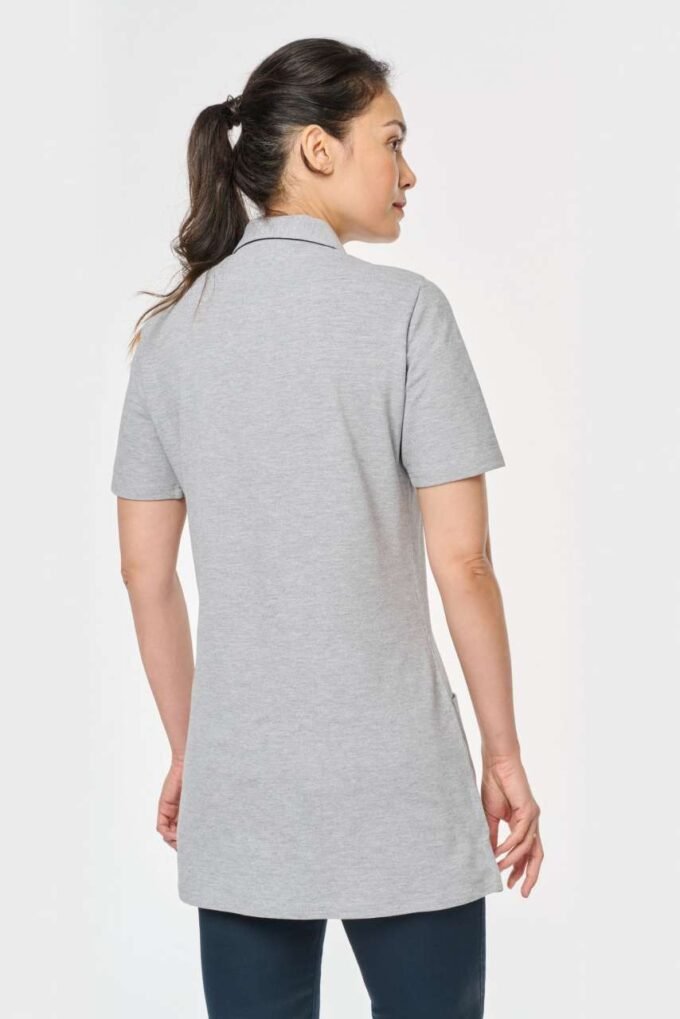 Dámská polokošile s barevným límečkem Longline - Image 7