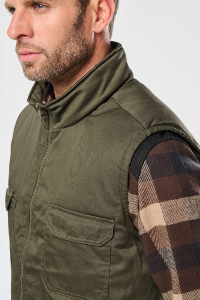 Unisex vesta s podšívkou a kapsami Worker - Image 10