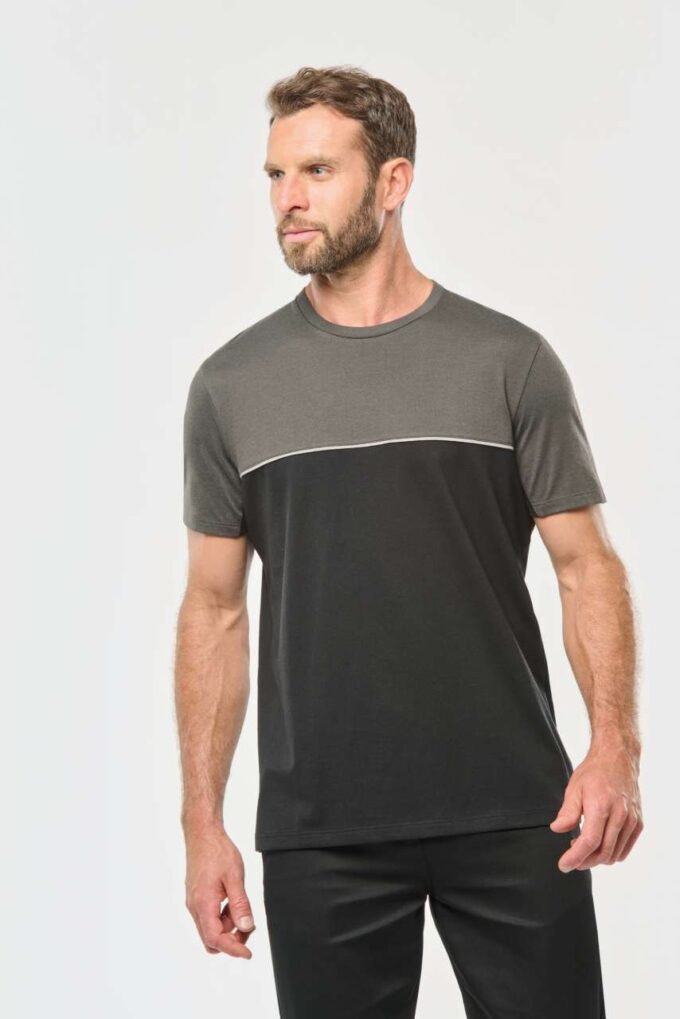 Unisex dvoubarevné tričko Eco
