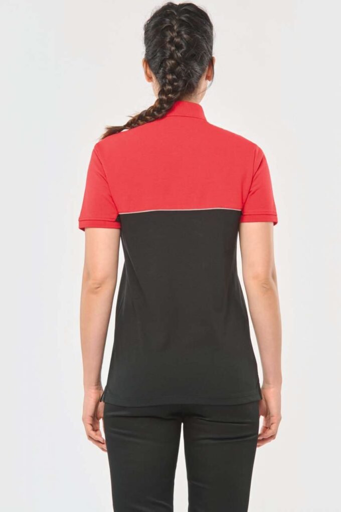 Unisex eco-friendly dvoubarevná polokošile Three - Image 5