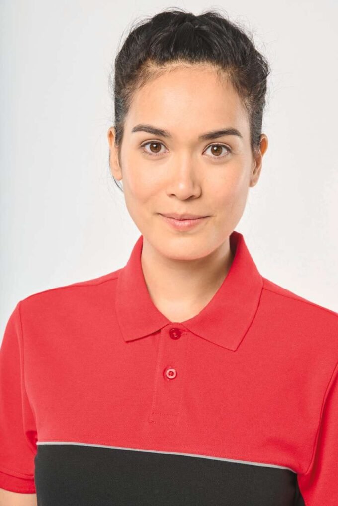 Unisex eco-friendly dvoubarevná polokošile Three - Image 6