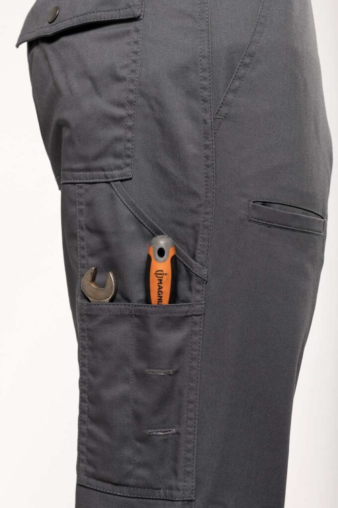 MULTI POCKET WORKWEAR TROUSERS Convoy Grey - Image 9