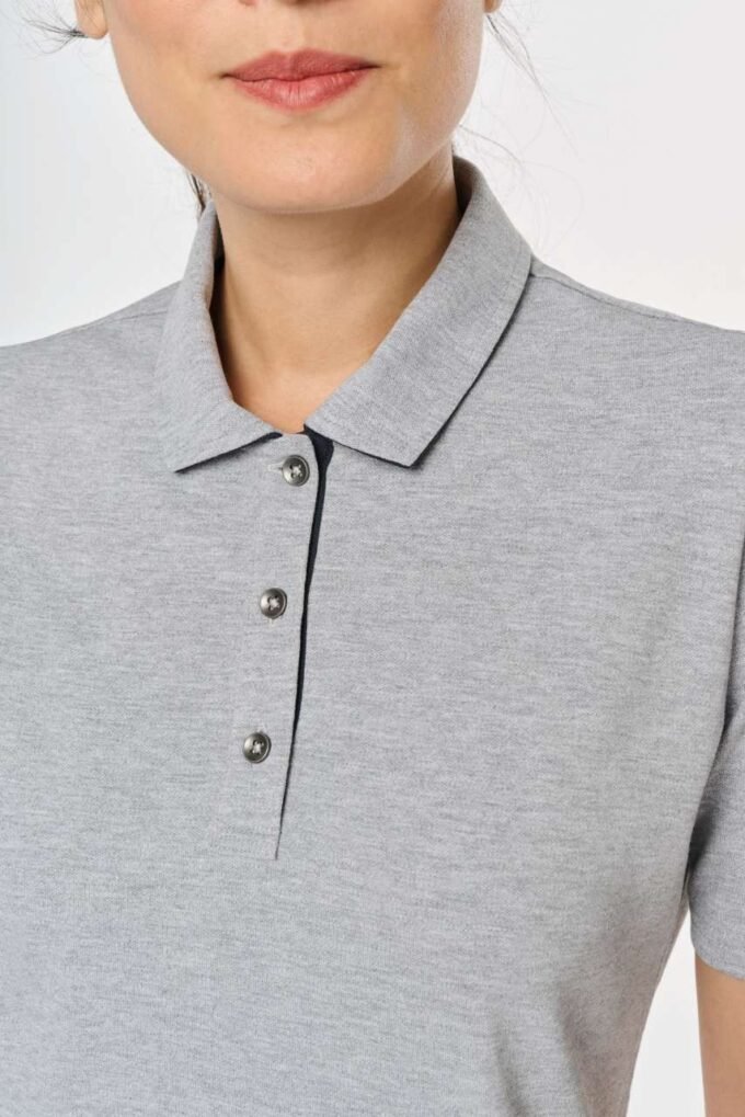 Dámská polokošile s barevným límečkem Longline - Image 6