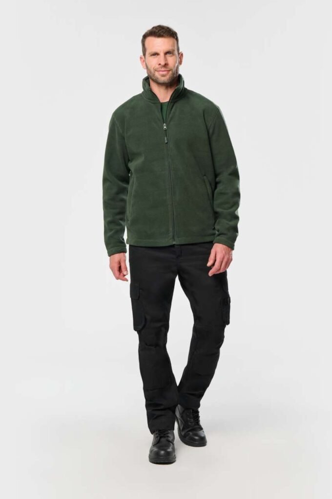 Unisex microfleecová mikina na zip DESIGNED TO WORK - Image 5