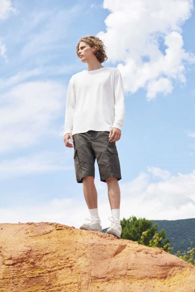 Unisex tričko s dlouhým rukávem z biobavlny Pioneer - Image 3