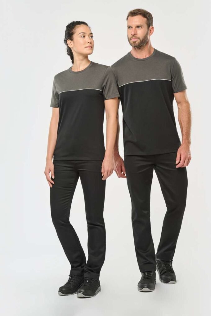 Unisex dvoubarevné tričko Eco - Image 6