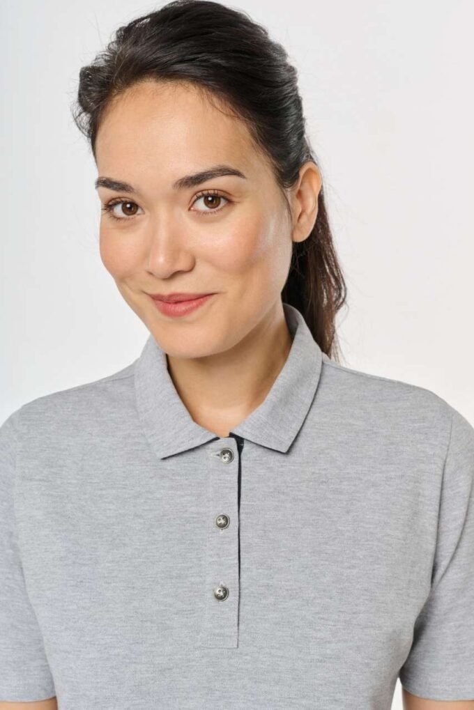 Dámská polokošile s barevným límečkem Longline - Image 5