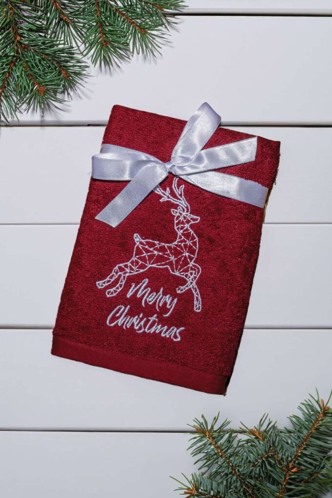 Unisex vánoční osuška Snowflake - Image 3