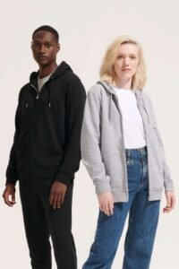 Unisex mikina se zipem Calipto