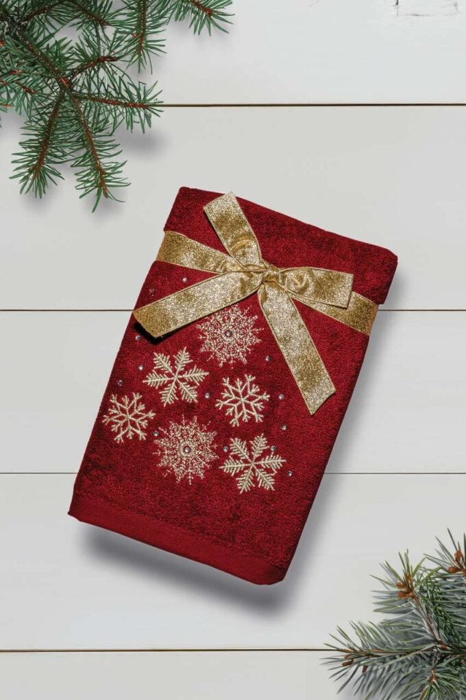 Unisex vánoční ručník Snowflakes I