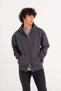 Unisex mikina na zip Signature H