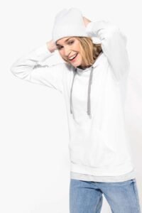 Dámská kvalitní mikina s kapucí Contrast