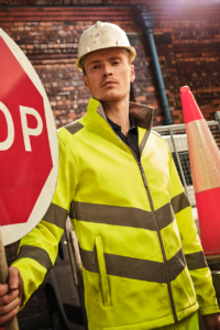 Vysokovizuální 2-vrstvá softshellová bunda HI-VIS PRO